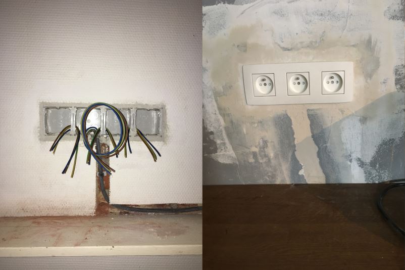 Diana Renovation Liege electricite mise en conformite cable nouvelle installation cablage prise electrique - Diana Rénovation - Immo Valorisation