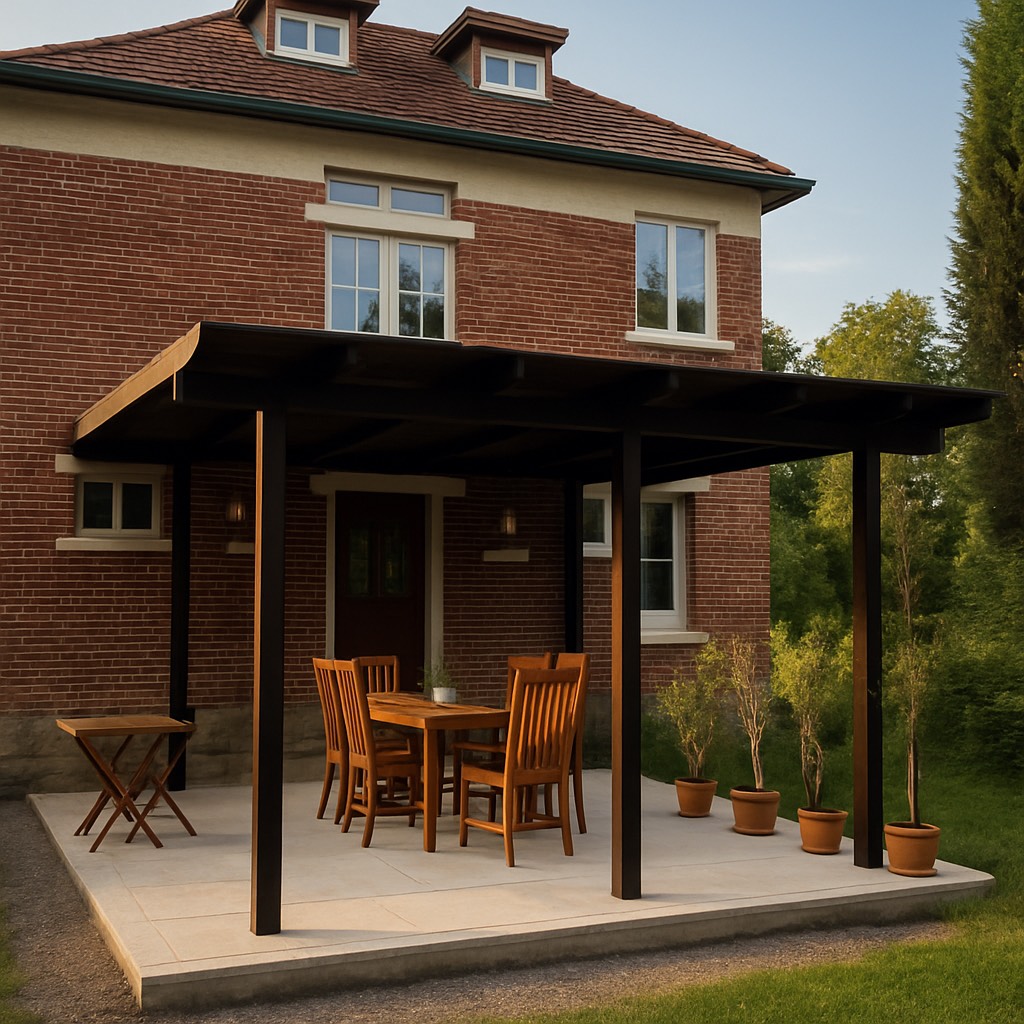 Diana rénovation amenagement exterieur espace terrasse couverte detente relaxation Liege - Diana Rénovation - Immo Valorisation