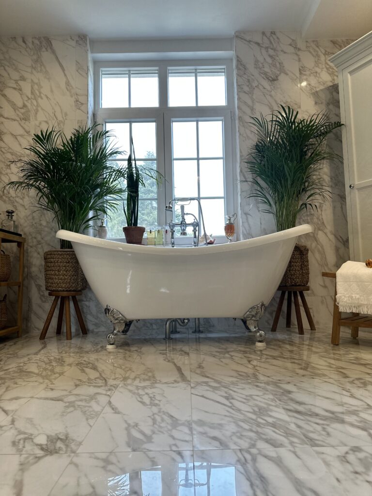 diana-renovation-belle-baignoire-retro-unique-design-luxueux-spa-isolation-electricite-normes - Diana Rénovation - Immo Valorisation