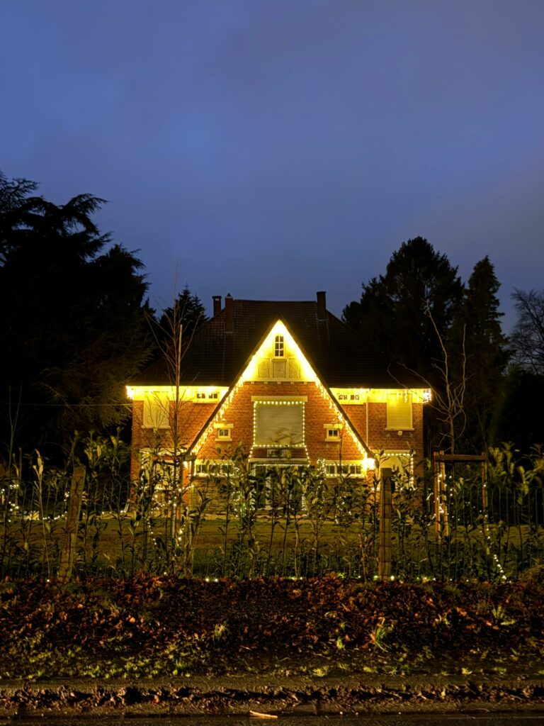 Diana Renovation Portail RGIE Professionnel design lumineux spot noel conformité extérieur région wallonne prise - Diana Rénovation - Immo Valorisation